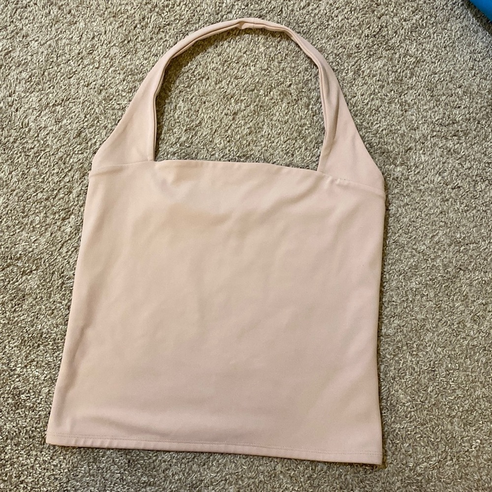Express Pink Halter Top